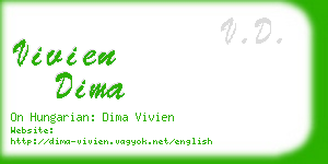 vivien dima business card